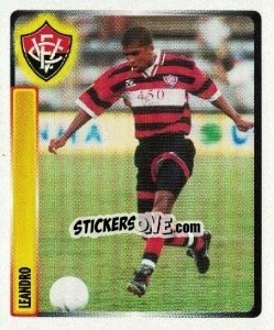 Cromo Leandro - Campeonato Brasileiro 1999 - Panini
