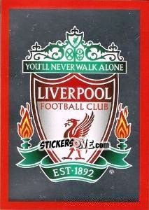 Sticker Team Badge - Liverpool FC 2008-2009 n. 1 - Panini