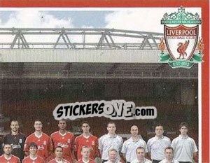 Sticker Team Photo - Liverpool FC 2008-2009 n. 3 - Panini