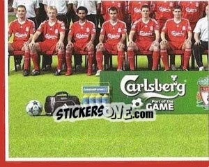 Sticker Team Photo - Liverpool FC 2008-2009 n. 4 - Panini