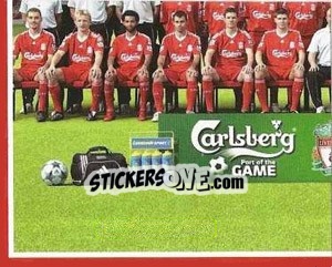 Sticker Team Photo - Liverpool FC 2008-2009 - Panini