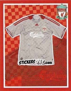 Sticker Away Kit - Liverpool FC 2008-2009 n. 7 - Panini