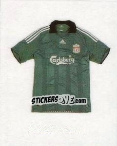 Sticker 3rd Kit - Liverpool FC 2008-2009 - Panini