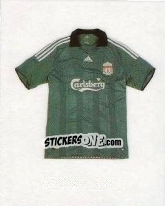 Sticker 3rd Kit - Liverpool FC 2008-2009 n. 8 - Panini