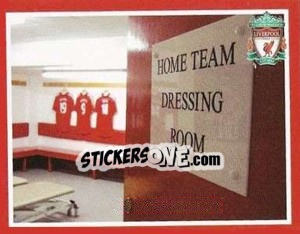 Sticker Anfield dressing room