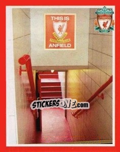 Sticker Anfield tunnel - Liverpool FC 2008-2009 n. 11 - Panini