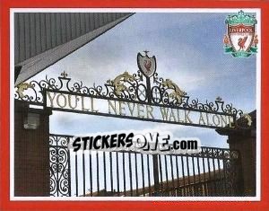 Figurina Anfield gates - Liverpool FC 2008-2009 - Panini