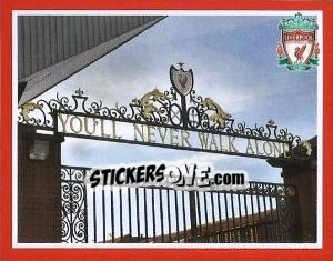 Sticker Anfield gates - Liverpool FC 2008-2009 n. 12 - Panini