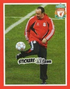 Sticker Rafael Benitez - Liverpool FC 2008-2009 - Panini