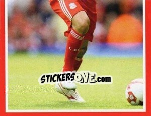 Cromo Andrea Dossena - Liverpool FC 2008-2009 - Panini