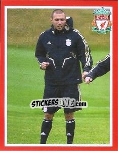Sticker Andrea Dossena - Liverpool FC 2008-2009 - Panini