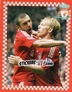 Cromo Andrea Dossena - Liverpool FC 2008-2009 n. 26 - Panini