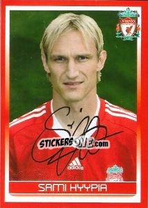 Cromo Sami Hyypia - Liverpool FC 2008-2009 n. 27 - Panini