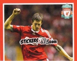 Sticker Daniel Agger - Liverpool FC 2008-2009 n. 34 - Panini
