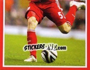 Sticker Daniel Agger - Liverpool FC 2008-2009 n. 35 - Panini