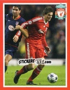 Sticker Daniel Agger - Liverpool FC 2008-2009 n. 36 - Panini