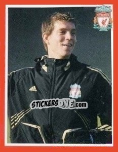 Sticker Daniel Agger - Liverpool FC 2008-2009 n. 37 - Panini