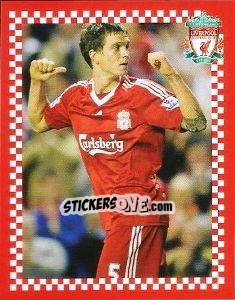 Sticker Daniel Agger - Liverpool FC 2008-2009 n. 38 - Panini