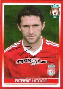 Sticker Robbie Keane - Liverpool FC 2008-2009 n. 39 - Panini