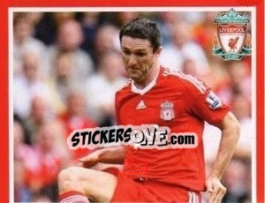 Sticker Robbie Keane - Liverpool FC 2008-2009 n. 40 - Panini