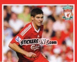 Sticker Steven Gerrard - Liverpool FC 2008-2009 - Panini