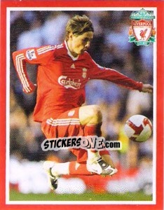 Sticker Fernando Torres - Liverpool FC 2008-2009 n. 54 - Panini