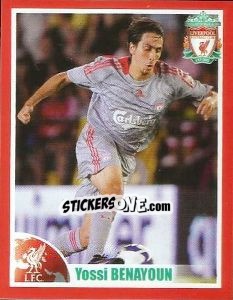 Sticker Yossi Benayoun - Liverpool FC 2008-2009 - Panini