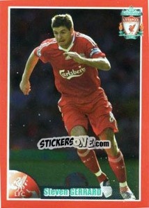 Cromo Steven Gerrard - Liverpool FC 2008-2009 - Panini