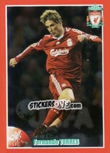 Cromo Fernando Torres - Liverpool FC 2008-2009 - Panini