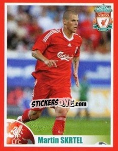 Sticker Martin Skrtel - Liverpool FC 2008-2009 - Panini