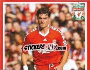 Sticker Albert Riera - Liverpool FC 2008-2009 n. 70 - Panini