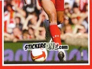 Sticker Albert Riera - Liverpool FC 2008-2009 n. 71 - Panini