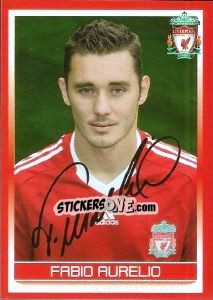 Cromo Fabio Aurelio - Liverpool FC 2008-2009 - Panini