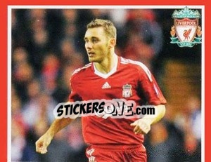 Sticker Fabio Aurelio - Liverpool FC 2008-2009 n. 76 - Panini