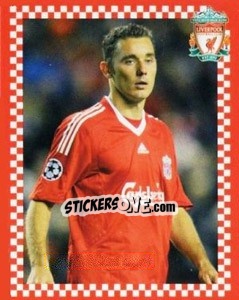 Sticker Fabio Aurelio - Liverpool FC 2008-2009 - Panini