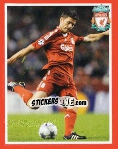 Sticker Xabi Alonso - Liverpool FC 2008-2009 n. 84 - Panini