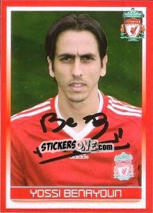 Cromo Yossi Benayoun - Liverpool FC 2008-2009 - Panini