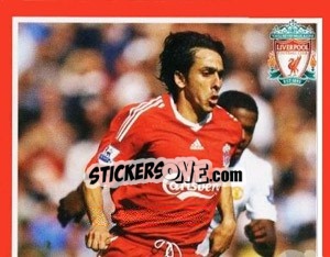 Cromo Yossi Benayoun - Liverpool FC 2008-2009 - Panini
