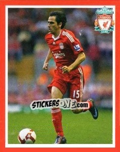 Sticker Yossi Benayoun - Liverpool FC 2008-2009 - Panini