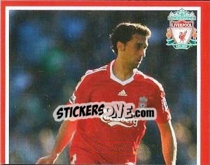 Cromo Alvaro Arbeloa - Liverpool FC 2008-2009 - Panini