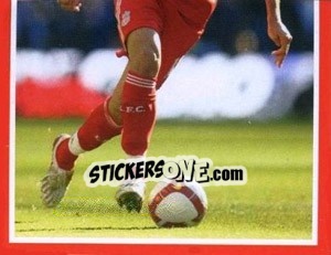 Sticker Alvaro Arbeloa - Liverpool FC 2008-2009 - Panini