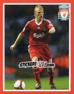 Sticker Dirk Kuyt - Liverpool FC 2008-2009 n. 102 - Panini