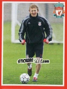 Sticker Dirk Kuyt - Liverpool FC 2008-2009 n. 103 - Panini