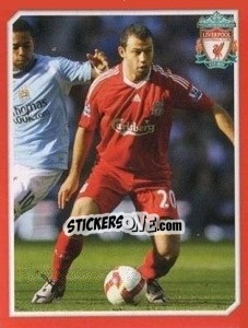 Figurina Liverpool F.C. v Manchester City F.C. - Liverpool FC 2008-2009 - Panini