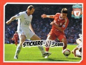 Sticker Manchester United F.C. v Liverpool F.C. - Liverpool FC 2008-2009 n. 110 - Panini