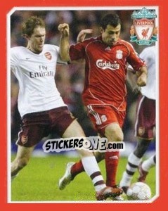Sticker Arsenal F.C. v Liverpool F.C. - Liverpool FC 2008-2009 - Panini