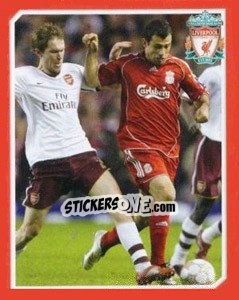 Figurina Arsenal F.C. v Liverpool F.C. - Liverpool FC 2008-2009 - Panini