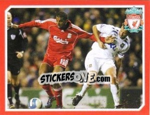 Sticker West Ham United F.C. v Liverpool F.C. - Liverpool FC 2008-2009 - Panini