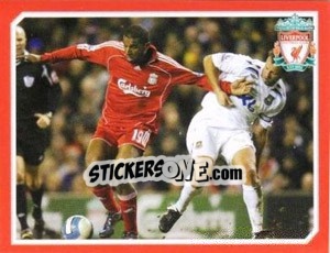 Sticker West Ham United F.C. v Liverpool F.C. - Liverpool FC 2008-2009 n. 113 - Panini