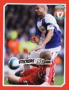 Sticker Liverpool F.C. v Blackburn Rovers F.C. - Liverpool FC 2008-2009 n. 114 - Panini